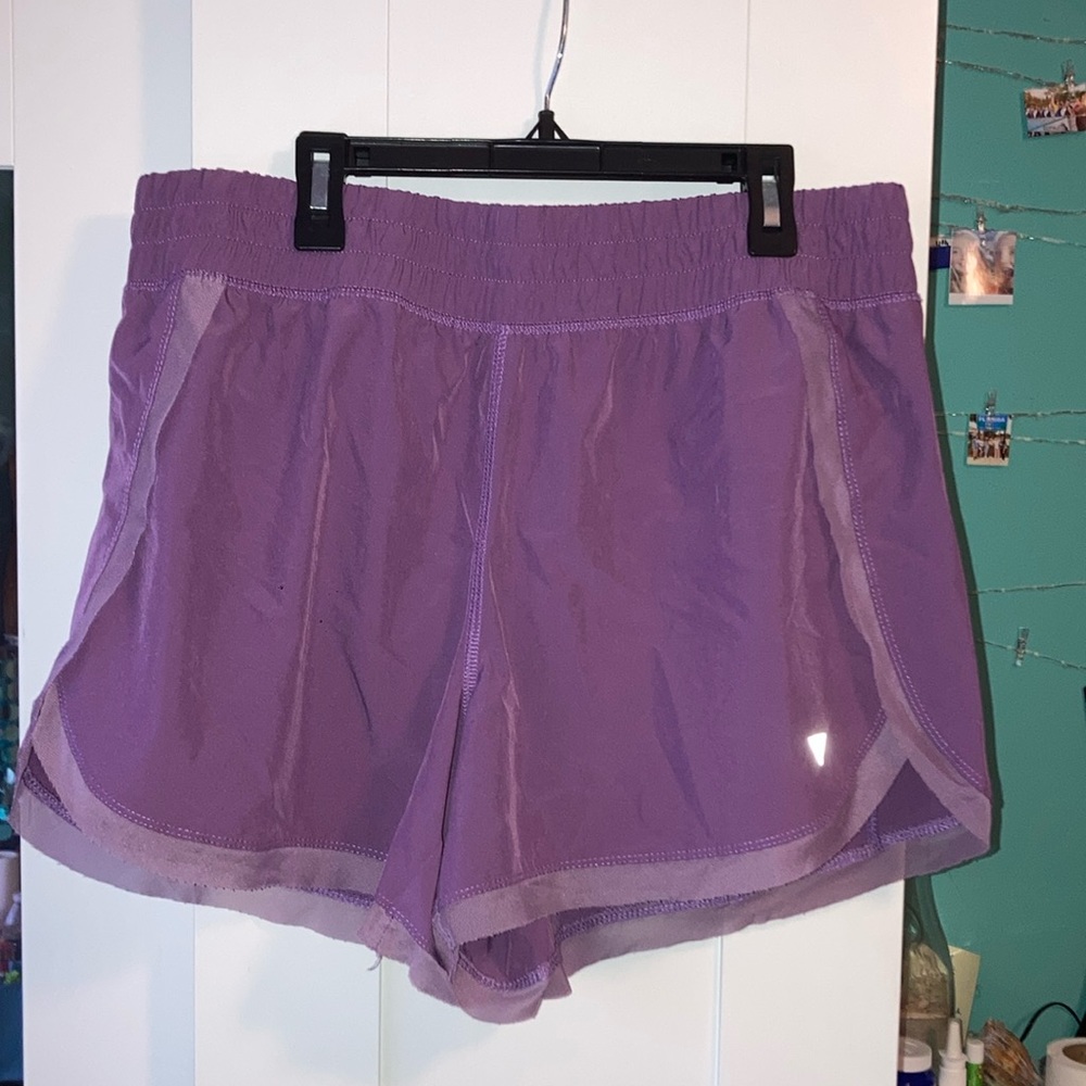 Purple athletic shorts XL